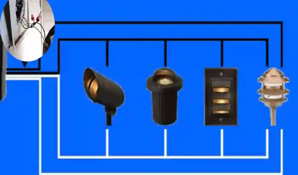 how to wire multiple outdoor lights