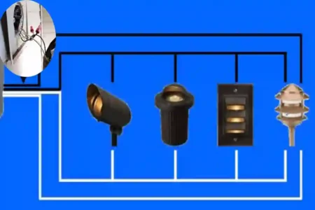 how to wire multiple outdoor lights