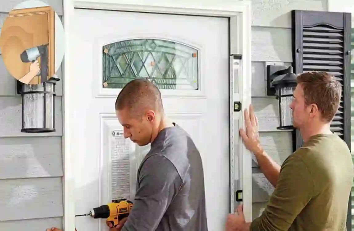 how to install an exterior door