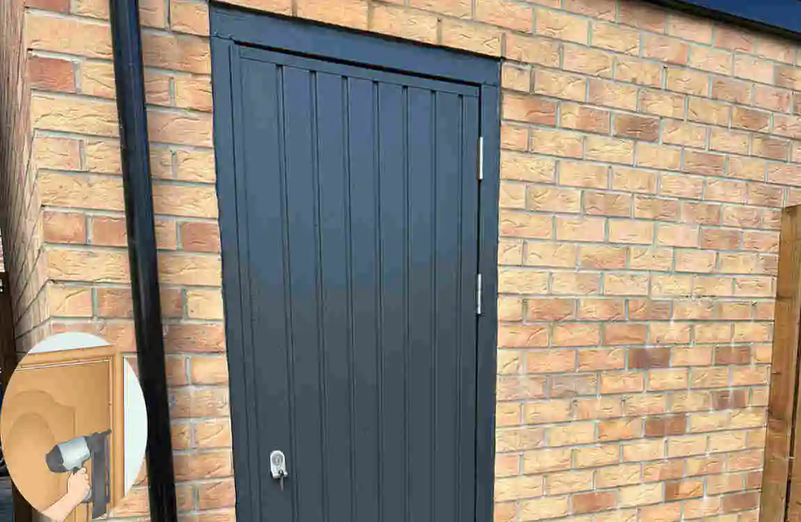 how to install an exterior door