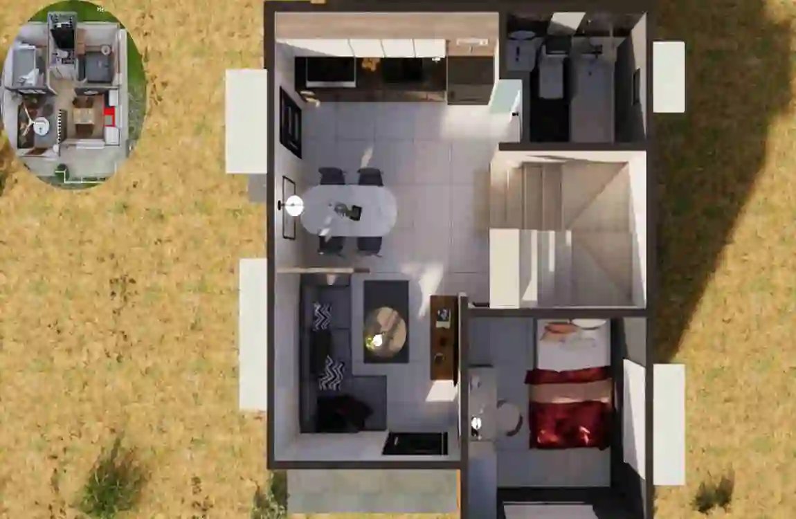 can a family of 6 live in a 3 bedroom house