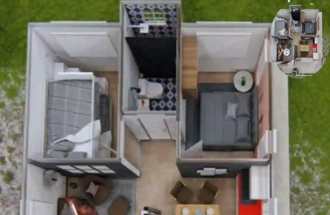 can a family of 6 live in a 3 bedroom house