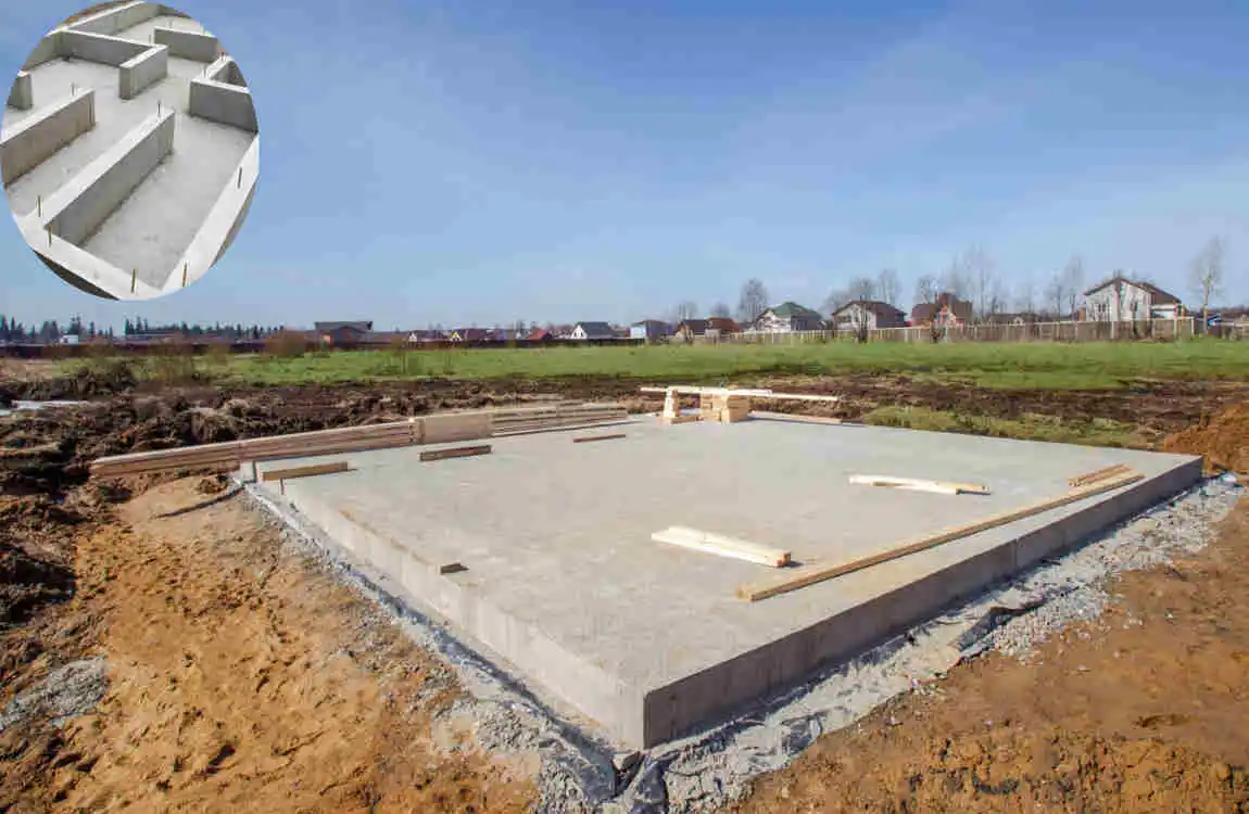how to lay a concrete base for a house garage
