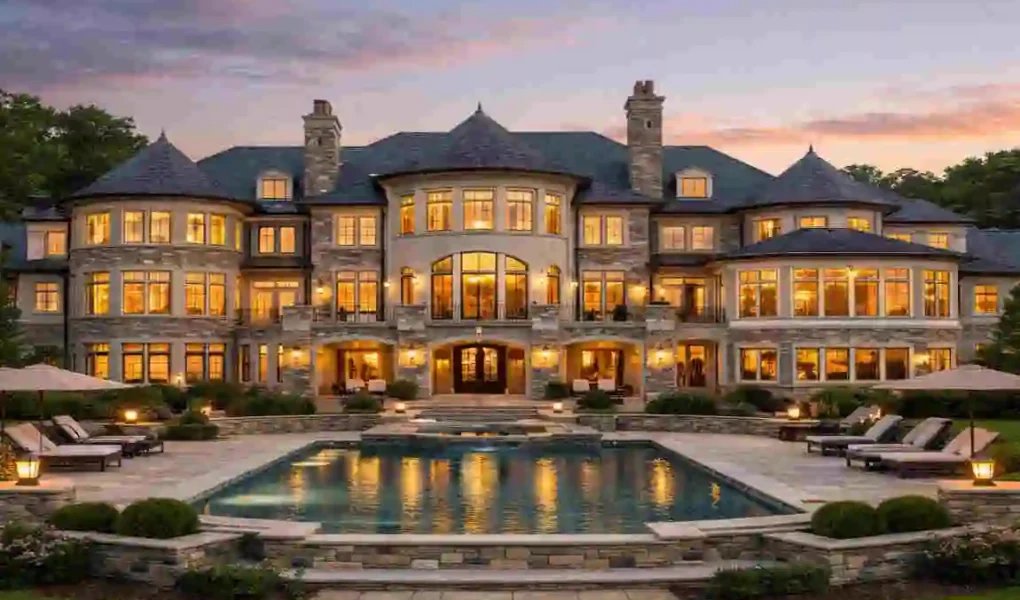 how many windows are in a 10000 square foot house