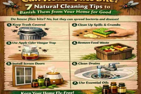 can house flies bite natural cleaning tips