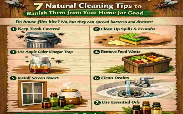 can house flies bite natural cleaning tips