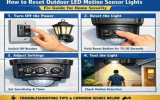 Reset Stuck Outdoor Home LED Sensor Lights: Simple Steps That Work