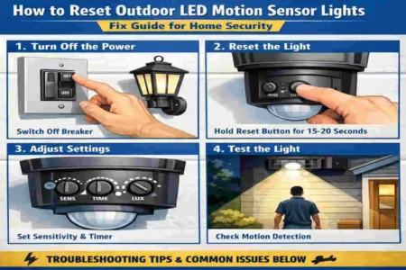 Reset Stuck Outdoor Home LED Sensor Lights: Simple Steps That Work