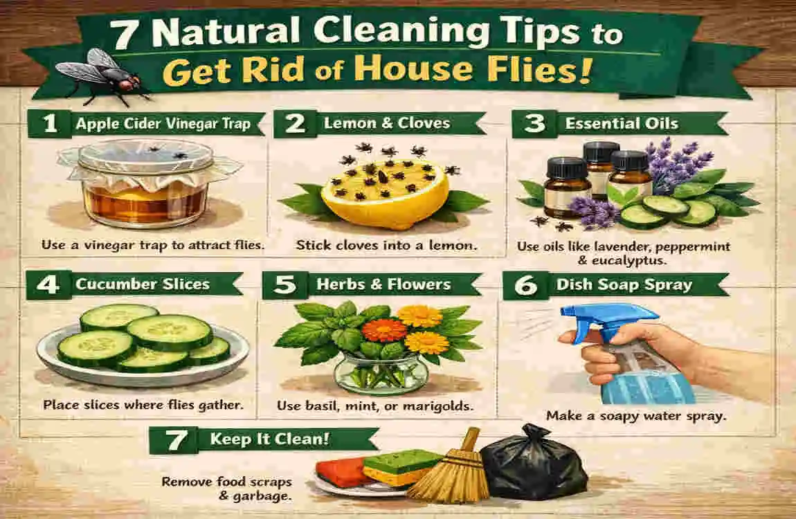 can house flies bite natural cleaning tips