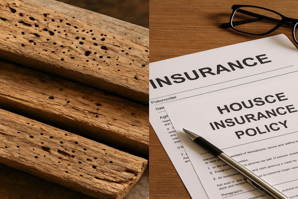 is woodworm covered by house insurance