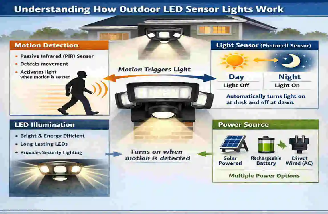 How to reset home sensor lights outdoor led