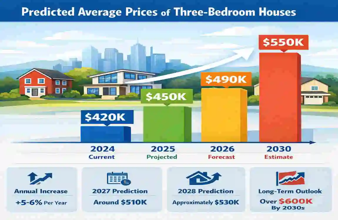 how much is a three bedroom house