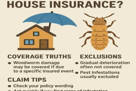 Is Woodworm Covered by House Insurance? Coverage Truths, Exclusions & Claim Tips