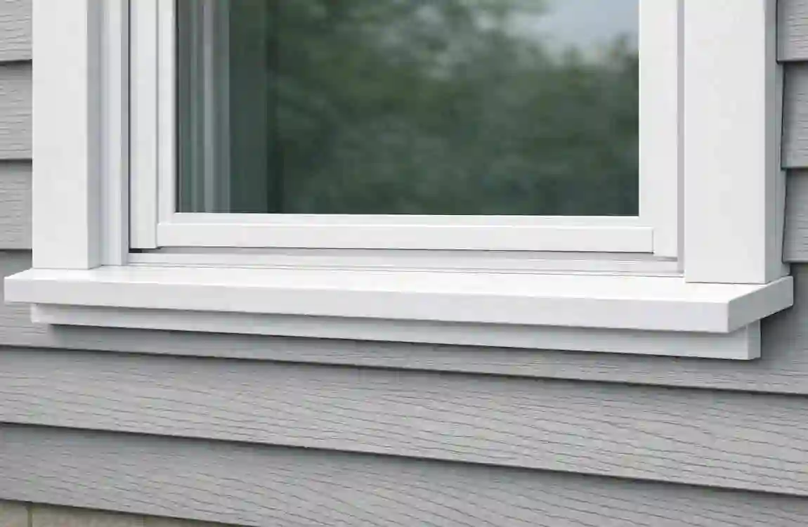 how to install exterior window sill
