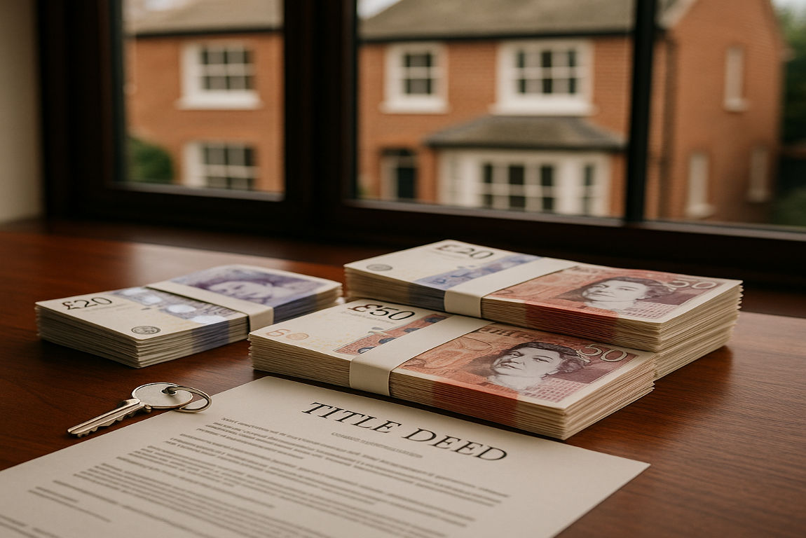 can you buy a house with cash uk