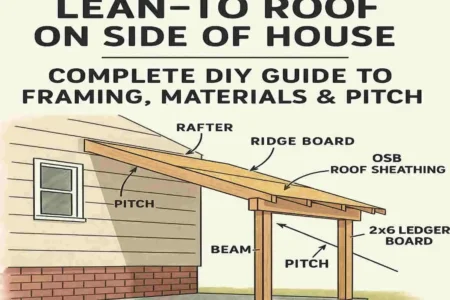 How to Build a Lean-To Roof on Side of House: Complete DIY Guide to Framing, Materials & Pitch