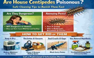 Are House Centipedes Poisonous? Safe Cleaning Tips to Banish Them Fast