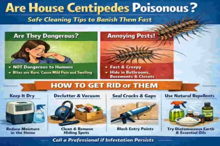 Are House Centipedes Poisonous? Safe Cleaning Tips to Banish Them Fast