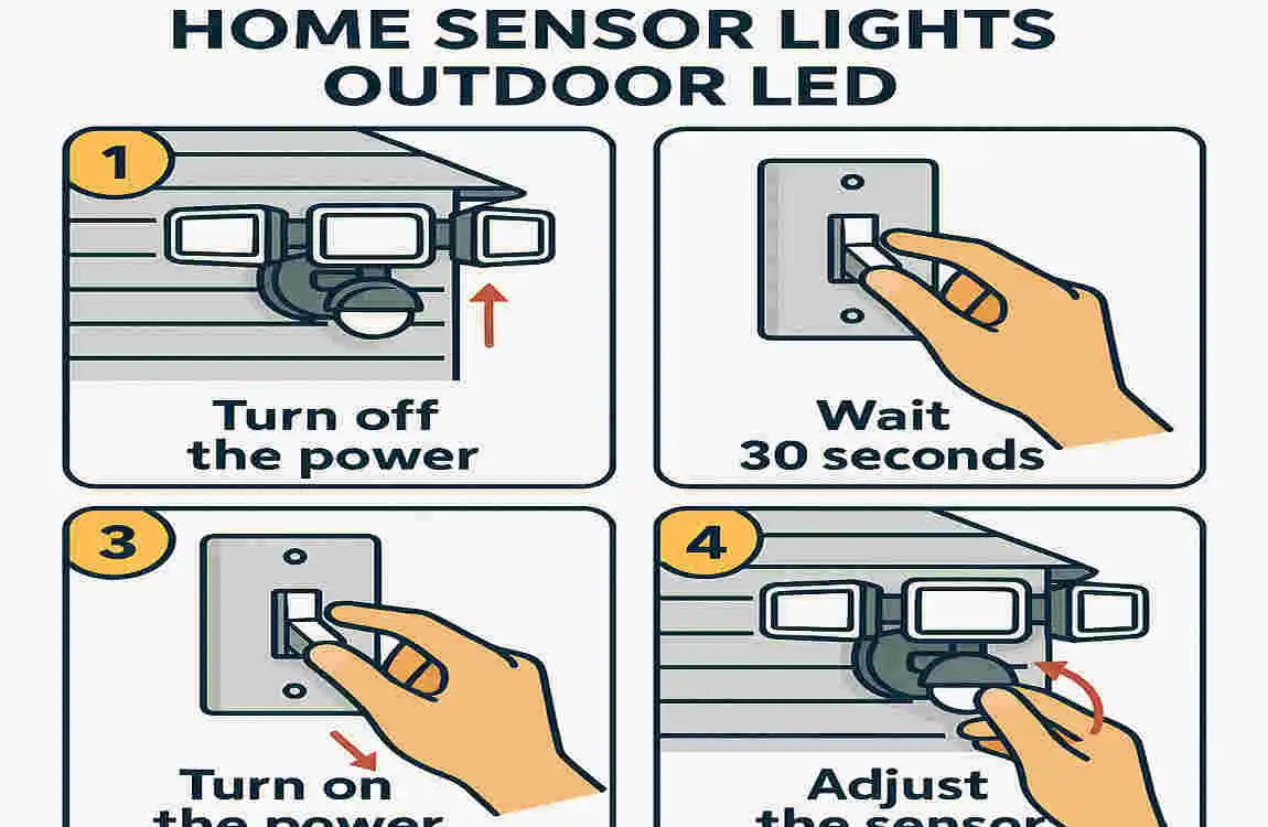 Reset Stuck Outdoor Home LED Sensor Lights: Simple Steps That Work
