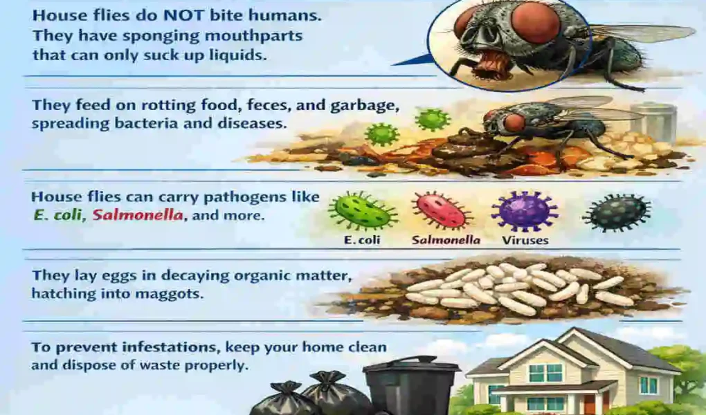 can house flies bite natural cleaning tips