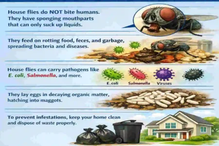 can house flies bite natural cleaning tips