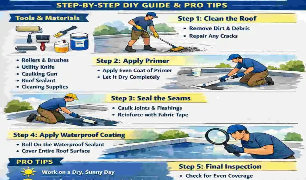 How to Waterproof Your Flat Roof: