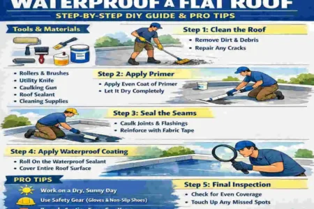 How to Waterproof Your Flat Roof: