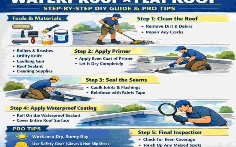 How to Waterproof Your Flat Roof: