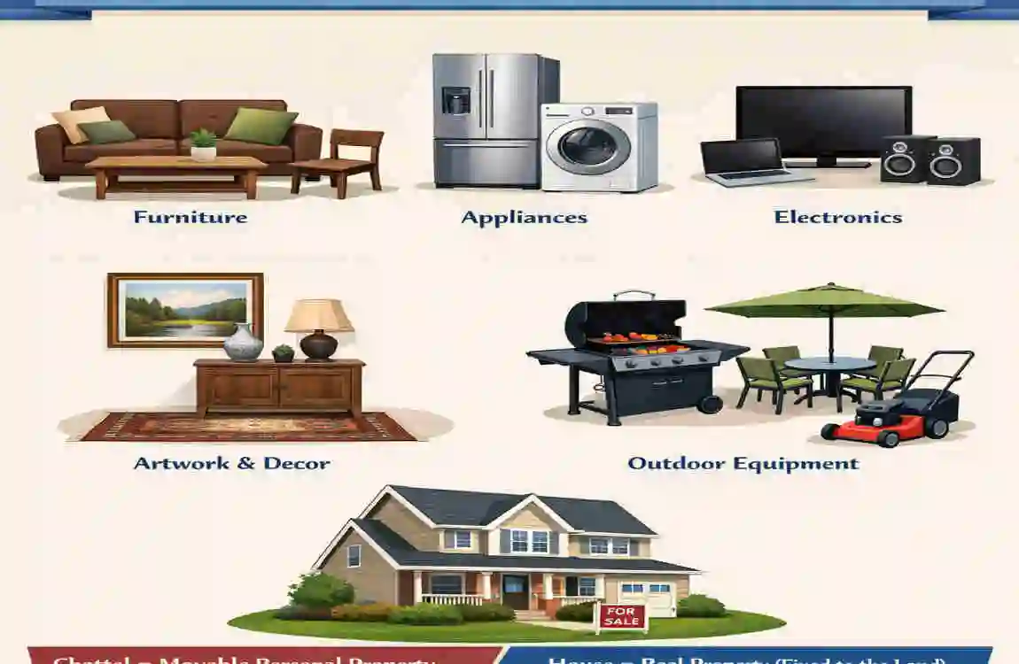What is the difference between a chattel and a house?