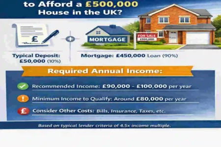how much do i need to earn to buy a 500k house uk