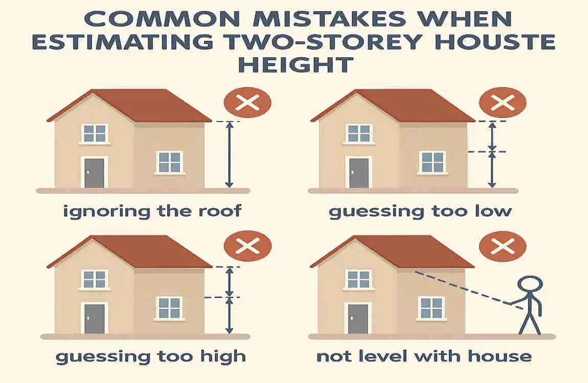 how high is a two storey house