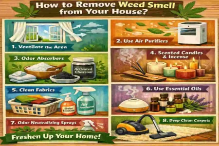 how to get rid of weed smell in house
