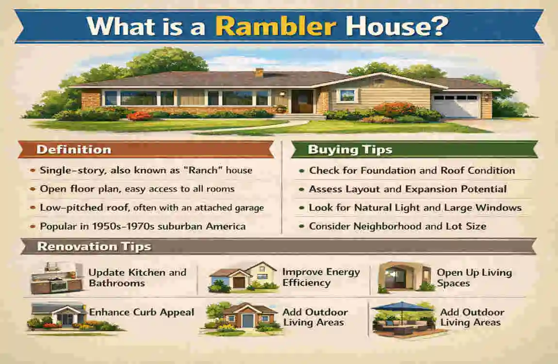 what is a rambler house