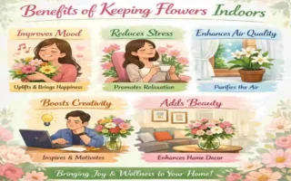 what are the benefits of having flowers in the house