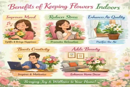 what are the benefits of having flowers in the house