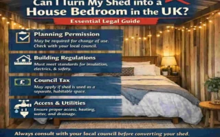 Can I Turn My Shed into a House Bedroom in the UK? Essential Legal Guide