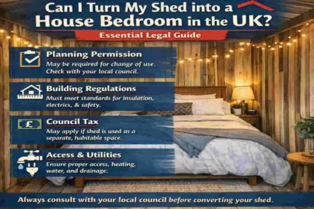 Can I Turn My Shed into a House Bedroom in the UK? Essential Legal Guide