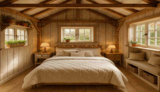 can i turn my shed into a home bedroom uk