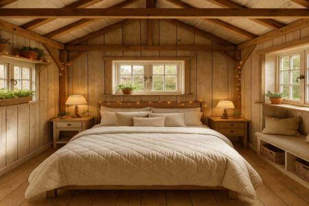 can i turn my shed into a home bedroom uk