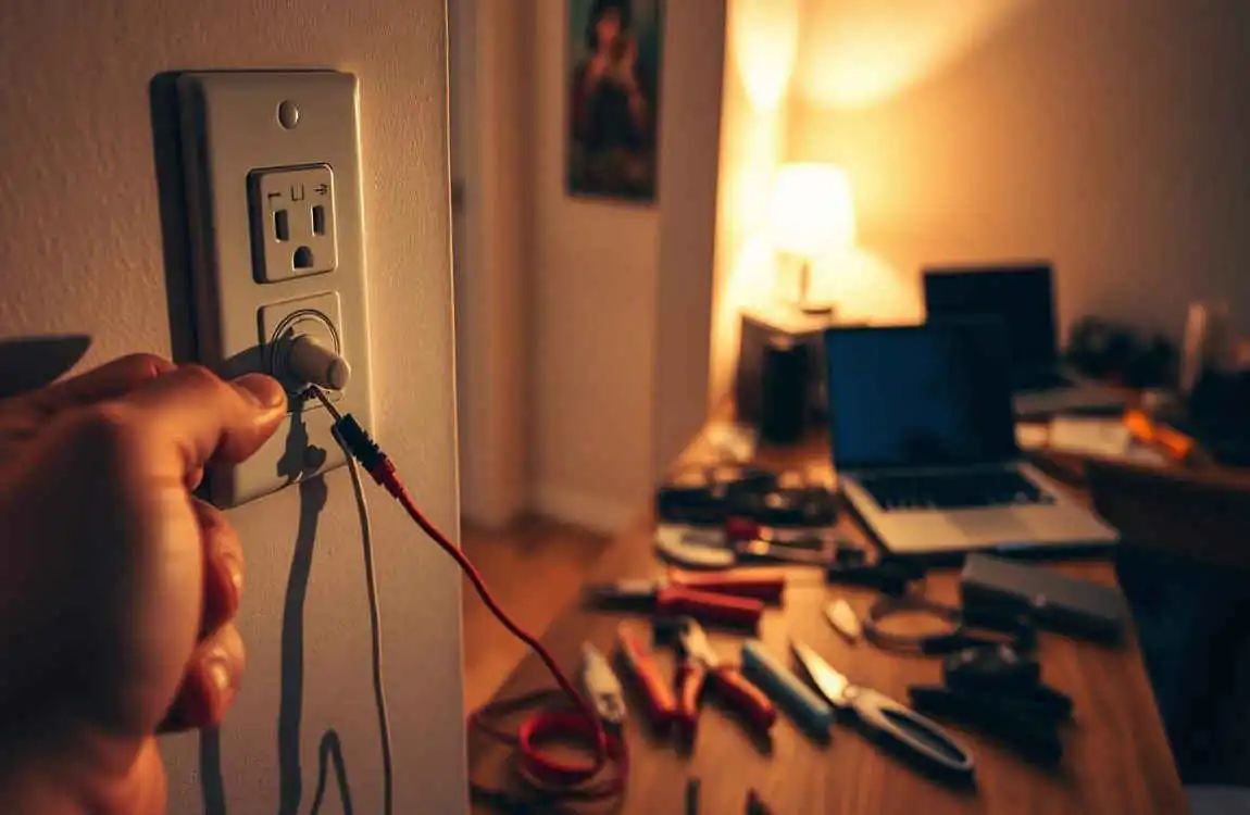 how to fit outdoor socket