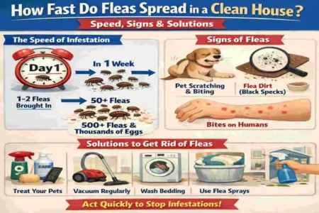 How Fast Do Fleas Spread in a Clean House? Speed, Signs & Solutions
