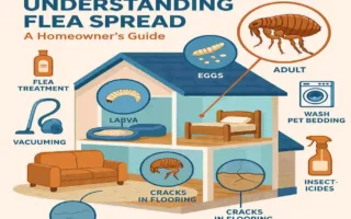 how fast do fleas spread in the house