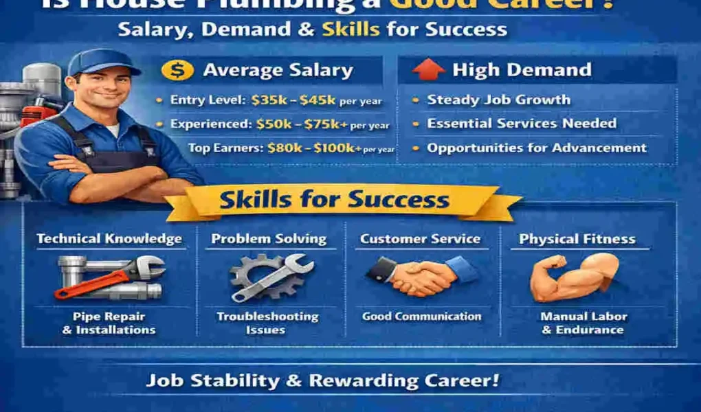 Is House Plumbing a Good Career? Salary, Demand & Skills for Success