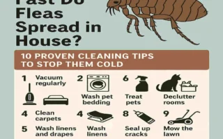 How Fast Do Fleas Spread in House? 10 Proven Cleaning Tips to Stop Them Cold