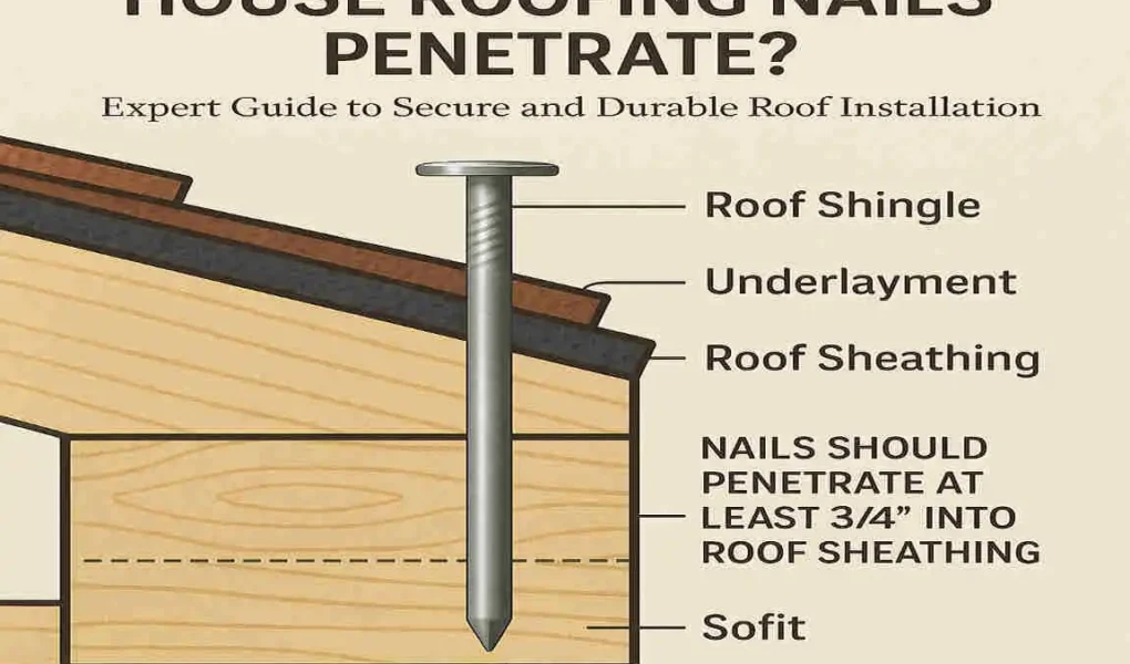 How Far Should House Roofing Nails Penetrate? Expert Guide to Secure and Durable Roof Installation