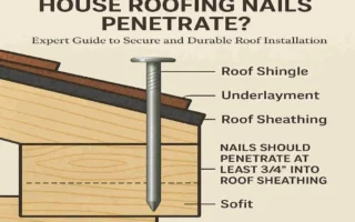 How Far Should House Roofing Nails Penetrate? Expert Guide to Secure and Durable Roof Installation