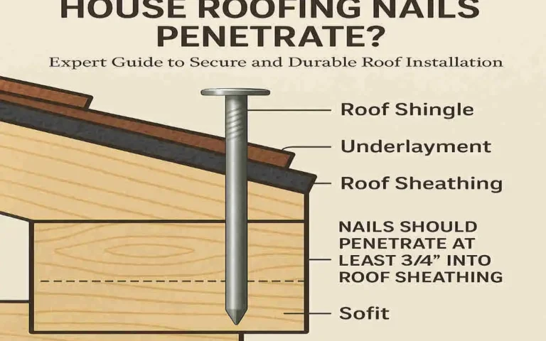 How Far Should House Roofing Nails Penetrate? Expert Guide to Secure and Durable Roof Installation