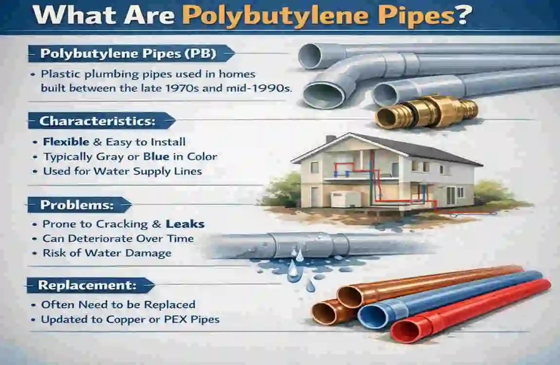 can you sell a house with polybutylene pipes