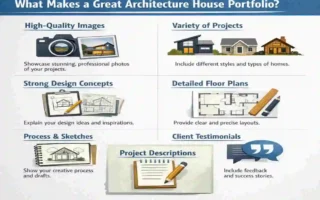 architecture house portfolio printing