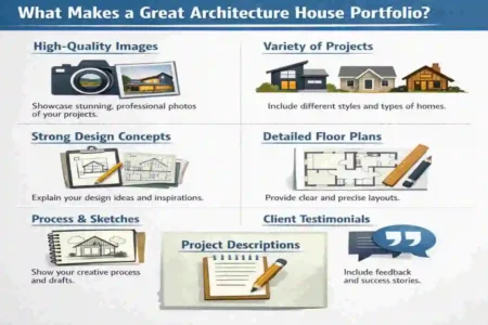 architecture house portfolio printing